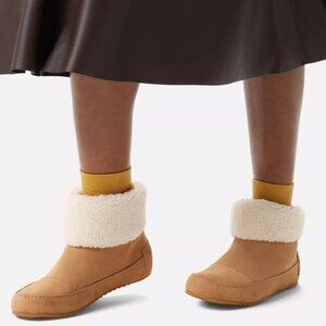 NEW Sorel Go Stumptown Booties - Suede in Tawny Buff/ Natural For Women 1025 4s2